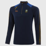 O'Neills Tipperary GAA Dynamo Brushed 184 Half Zip Top Marine/Royal/Amber (Mens/Kids) - Image 2