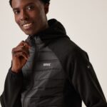 Regatta Newhill Hybrid Jacket Black/Red (Men's) - Image 2