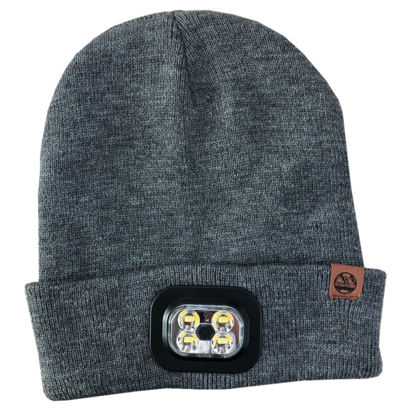 Six Peaks LED Lighted Beanie Hat  Grey