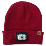Six Peaks LED Lighted Beanie Hat  Wine - Image 7