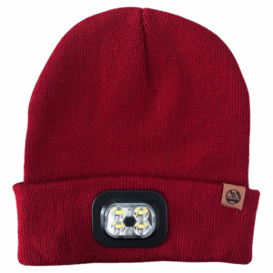 Six Peaks LED Lighted Beanie Hat  Wine