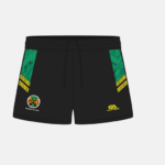 Burgess Duharra Camogie Printed Shorts Black/Green/Amber (Kids/Adults) - Image 2