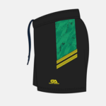 Burgess Duharra Camogie Printed Shorts Black/Green/Amber (Kids/Adults) - Image 4