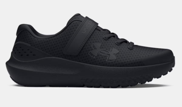 Under Armour Pre-School UA Surge 4 AC Running Shoes Black/Black