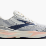 Brooks Adrenaline GTS 24 Running Shoe WIDE Fit Grey/Blue Ribbon/Peach (Women's) - Image 2