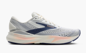 Brooks Adrenaline GTS 24 Running Shoe WIDE Fit Grey/Blue Ribbon/Peach (Women's)