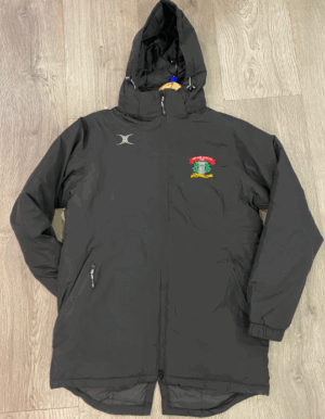 Gilbert Nenagh Ormond Rugby RFC Pro All Weather Jacket Black (Adults)