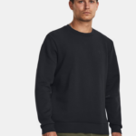 UA Unstoppable Fleece Crew Black  (Men's) - Image 7