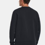 UA Unstoppable Fleece Crew Black  (Men's) - Image 6