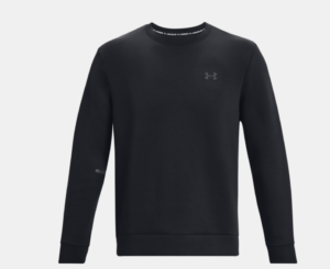 UA Unstoppable Fleece Crew Black  (Men's)