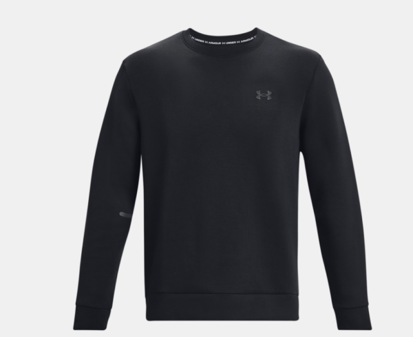 UA Unstoppable Fleece Crew Black  (Men's)