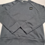 Under Armour Rival Fleece Crew Sweatshirt Grey (Boys) - Image 3