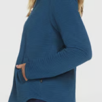 Skechers Hoodless Hoodies™ GO WALK Wear™ Shine Jacket Teal (Ladies) - Image 4