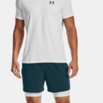 Under Armour HeatGear® Compression Shorts  Black | White (Men's) - Image 9