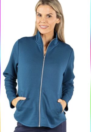 Skechers Hoodless Hoodies™ GO WALK Wear™ Shine Jacket Teal (Ladies)