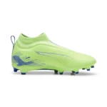 Puma Ultra Match+ FG/AG Laceless Football Boots Fizzy Apple/Blue  (Kids) - Image 7