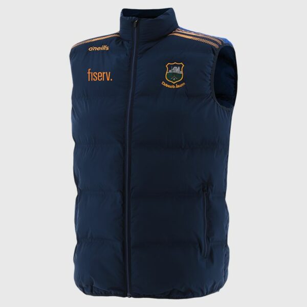 O'Neills Tipperary GAA Dynamo 069 Padded Gilet Marine/Royal/Amber (Boy's / Men's)