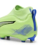 Puma Ultra Match+ FG/AG Laceless Football Boots Fizzy Apple/Blue  (Kids) - Image 4