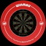 Winmau Dartboard Surround Printed Red  (Dartboard not included) - Image 2