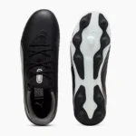 Puma KING Match Jr FGAG Football Boots Black/White/Grey (Kids) - Image 4