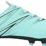 PUMA Attacanto FG/AG Jr Football Boots Mint/Black (Kid's) - Image 2