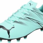 PUMA Attacanto FG/AG Jr Football Boots Mint/Black (Kid's) - Image 7