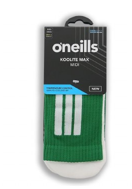 O'Neills Koolite Max  Midi Socks Green/White  (Kids/Adults)