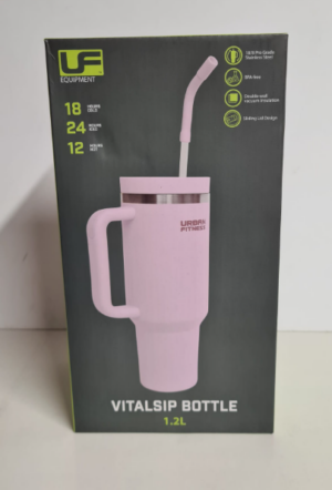 Urban Fitness Vital Sip V2 Water Bottle | Pink