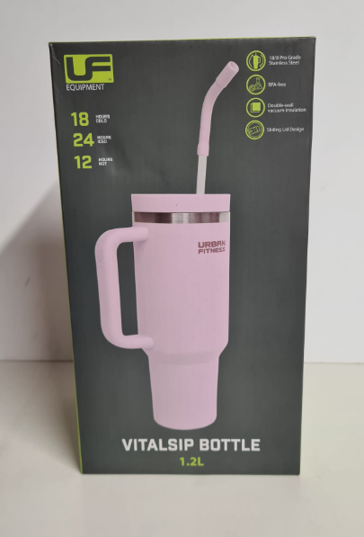 Urban Fitness Vital Sip V2 Water Bottle | Pink