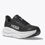 HOKA Bondi 9 Running Shoe Black/White (Women's) - Image 6