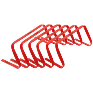 Precision Flat Hurdles Set Assorted size 6" | 9" | 12" | 15" Colour (Set of 6)