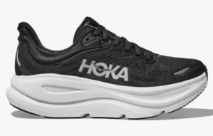 HOKA  Bondi 9 Running Shoe Black/White (Men’s)