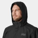 Helly Hansen Dubliner Waterproof Rain Jacket Black (Men's) - Image 2