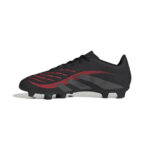 adidas Predator Club Firm Ground/Multi Ground Football Boot Core Black / Grey Four / Lucid Red  (Adults) - Image 9