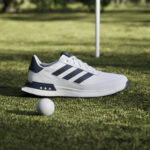 adidas S2G 24 Spiked Golf Shoe White/Core Navy/Silver Metallic (Men’s) - Image 8