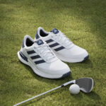 adidas S2G 24 Spiked Golf Shoe White/Core Navy/Silver Metallic (Men’s) - Image 9