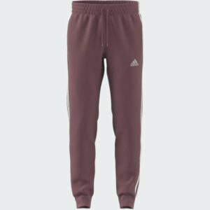 adidas Essentials Fleece 3-Stripes Tapered Cuff Joggers Pink/White (Men’s)