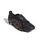adidas Predator League Soft Ground  Football Boot Core Black / Grey Four / Lucid Red (Adults) - Image 5