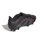 adidas Predator League Soft Ground  Football Boot Core Black / Grey Four / Lucid Red (Adults) - Image 6