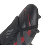 adidas Predator League Soft Ground  Football Boot Core Black / Grey Four / Lucid Red (Adults) - Image 8