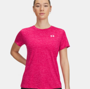 Under Armour UA Tech™ Round Neck Tee Shirt Fuschia Pink (Women’s)