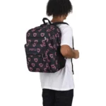 Jansport Big Student Back Pack School Bag 34L Happy Heart - Image 5
