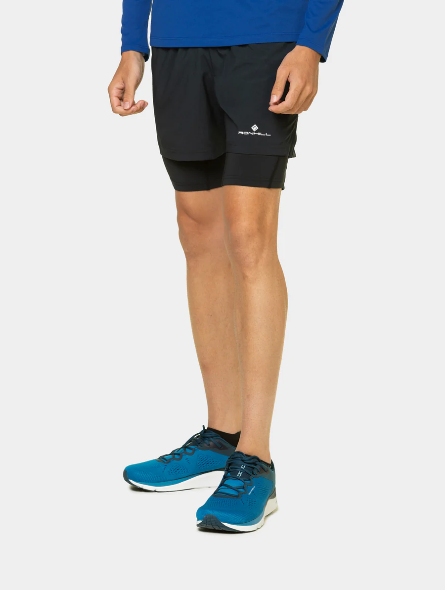 RONHILL Core Two-in-one Twin Short Black (Men's) - Image 3
