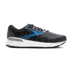 BROOKS Addiction GTS (Men's)  (EXTRA WIDE) (Grey/black/blue) - Image 4