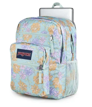 Jansport Big Student Back Pack School Bag 34L Faded Flowers
