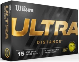Wilson Ultra Distance Golf Ball Yellow (15 pack)