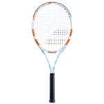 Babolat Evoke 102 Women's Tennis Racket White/Blue/Orange - Image 2
