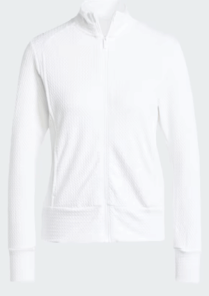 adidas Ultimate 365 Textured Golf Jacket  White (Women's)