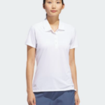 adidas Ult Golf Polo White (Women's) - Image 3