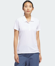 adidas Ult Golf Polo White (Women's)